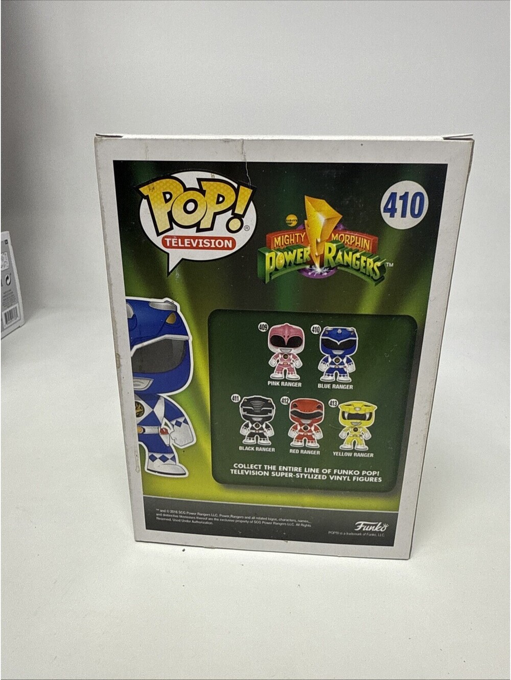 Funko Pop! Power Rangers Blue Ranger #410 Morphing GameStop - Picture 4 of 6